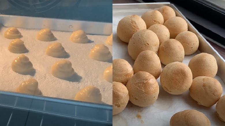 Nướng bánh kem Singapore