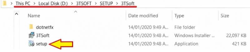 Khởi chạy phần mềm kế toán 3Tsoft