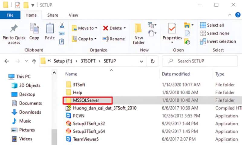 Nhấp chọn vào "MSSQL Server"