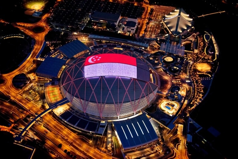 Quá trình phát triển của sân vận động trong nhà Singapore