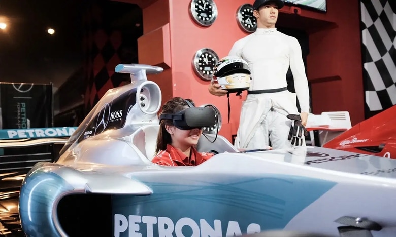 VR Racing tại Madame Tussauds Singapore